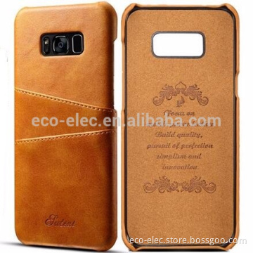 Luxury Vintage Shell for Samsung Galaxy S8 Case Vogue Leather Case holder With Card Slots Phone Cover For Samsung S8 Plus